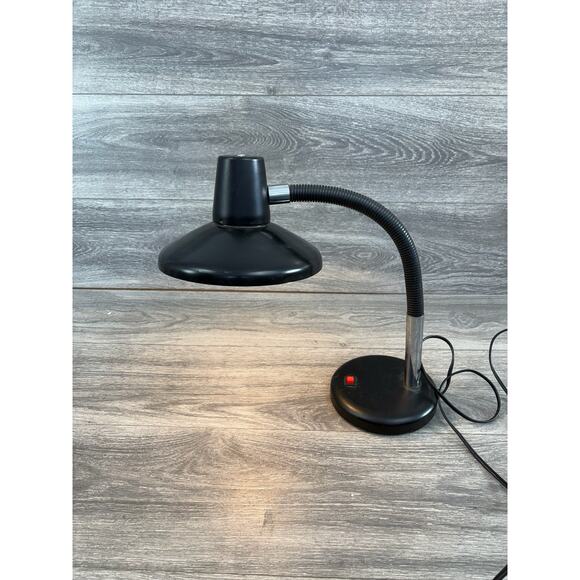 Vintage Gooseneck Desk Architect Lamp MCM Drafting Light Mid Century Space Age - Picture 1 of 7